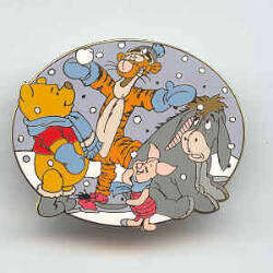 76677 - Winnie the Pooh Seasons Series - Winter- Pooh, Tigger, Piglet & Eeyore alternate image