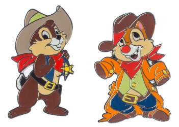 Sheriff and Outlaw Chip & Dale