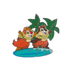 77568 - Characters in It's A Small World - Polynesia - Surfing  Chip & Dale - Disneyland Resort Paris