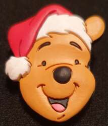 77659 - Winnie the Pooh - Winnie the Pooh with Santa hat, head only - Disneyland Resort