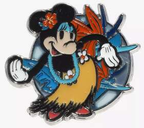 77729 - BoxLunch - Disney - Floral Hula Stained Glass Minnie - Loungefly