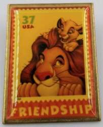 778 - USPS Stamp Release - Mufasa and Simba - Friendship - Disney Licensed