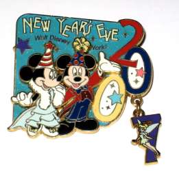 78135 - New Year's Eve/Day - Mickey Dangle 2007 - Walt Disney World alternate image