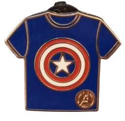 78230 - WDW Hidden Disney Series 2024: Super Heroes T-Shirts Mystery Collection - Captain America - Walt Disney World alternate image