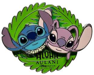 78299 - Aulani Resort & Spa - Tropical Leaves Stitch & Angel - Disney Vacation Club