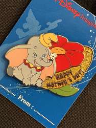 78474 - Dumbo - Happy Mother's Day - Dumbo with Red Flower - Walt Disney Imagineering alternate image