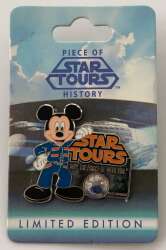 78983 - Piece of Star Tours History - Mickey in Disneyland Cast Costume (Blue) - Theme Park Cast Member Exclusive