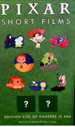 79357 - D23 Expo 2013: Pixar Short Films Mystery Collection - Pixar Short Films Mystery Pin Collection - Unopened Box - Disney Fan Club alternate image