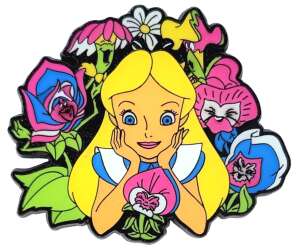 80071 - BoxLunch - Disney - Alice & Golden Afternoon Flowers - Loungefly