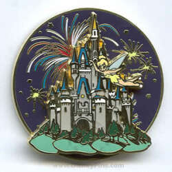 80339 - Cinderella's Castle with Fireworks Spinner - Walt Disney World