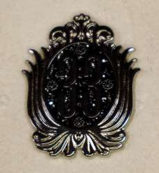 80432 - Club 33 - Silver and Black with Glitter Club 33 Logo - Disneyland Resort