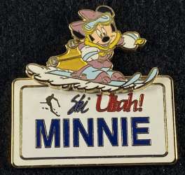 80861 - Across America License Plate Series - Utah - Minnie - Disney Store Japan