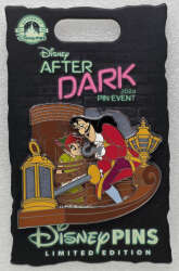 80952 - Disney After Dark Pin Event 2024: Disney Villains Take the Spotlight - Captain Hook and Peter Pan - Walt Disney World alternate image