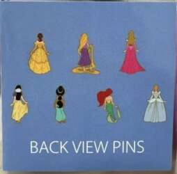 81753 - Disney 100 Princess Back View Pins - Disney 100 Princess Back View Complete Set - Disney Licensed alternate image