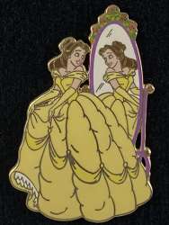 81866 - Disney Auctions (P.I.N.S.) - Belle Looking in Mirror - Disney Auctions