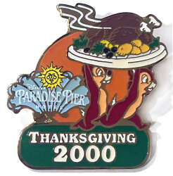 82035 - Thanksgiving - Paradise Pier - Chip & Dale - Theme Park Cast Member Exclusive