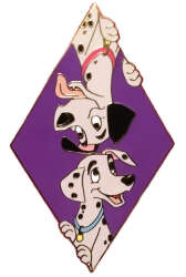 82058 - Disney Auctions (P.I.N.S.) - Peek-A-Boo - Pongo & Perdita - Disney Auctions