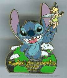 82840 - Happiest Pin Celebration On Earth - Stitch and Tinker Bell Fly Away - Walt Disney World alternate image