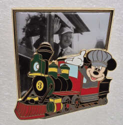 82873 - It All Started With Walt: PWP Promotion - Mickey & Walt Style F: Riding the Train - Walt Disney World alternate image