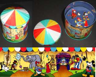 82980 - Happiest Pin Celebration On Earth - Circus Tent 3-Pin Box Set - Walt Disney World