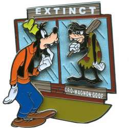 83091 - The Museum of Pin-tiquities - Disney Pin Celebration 2009 - Cro-Magnon Goof - Walt Disney World