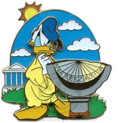 83112 - The Museum of Pin-tiquities - Disney Pin Celebration 2009 - Sun Dial Donald - Walt Disney World alternate image
