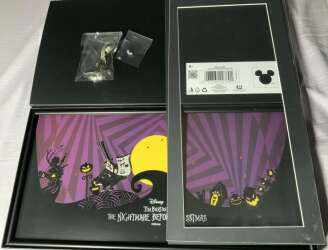 84129 - D23 Expo 2024 - Monogram International Exclusive The Nightmare Before Christmas Framed Set — Mayor with Sketches ONLY - Disney Licensed alternate image