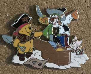 Tigger, Pooh and Piglet as Pirates