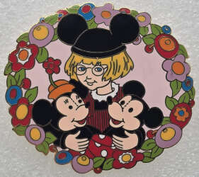 105729 - Unknown Series - Mary Engelbreit’s Ann Estelle Tea for Three with Mickey and Minnie Dolls - Disney Store US