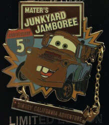105245 - Mater’s Junkyard Jamboree 5th Anniversary Cast Member Pin - Disneyland Resort