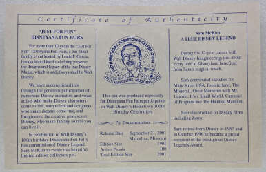 88532 - Walt’s Disney’s Hometown 100th Birthday Celebration - Disneyana Fun Fairs - Teal - Disney Licensed alternate image