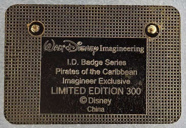 104961 - I.D. Badge Series 1 - Tinker Bell - ID Badge 2007 - Pirate’s ERROR - Walt Disney Imagineering alternate image