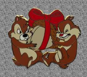 Chip & Dale Fighting Over Acorn