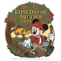 84916 - Disney Parks Seasons - Fall/Autumn - Mickey on Hike, First Day of Autumn 2009