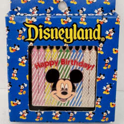 104595 - Happy Birthday - Mickey Mouse Happy Birthday Candles - Disneyland Resort