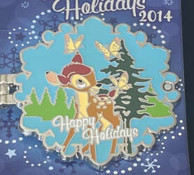20962 - Resort Holiday Collection 2014: Hinged Snowflakes - Grand Californian Hotel & Spa - Bambi Wreath - Disneyland Resort alternate image