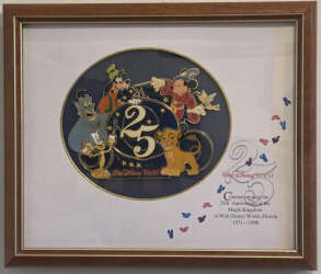 103826 - Unknown Series - 25 Years Walt Disney World - Anniversary - Framed Set Puzzle - Walt Disney World