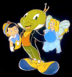 Jiminy, Pinocchio and Blue Fairy