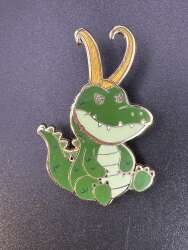 85878 - Fantasy Pin Series: PinnyPlanet - TVA - The Variants - Crocodile Loki (Croki) - Fantasy Unlicensed alternate image