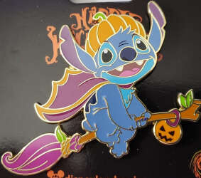 Pumpkin Stitch on broom