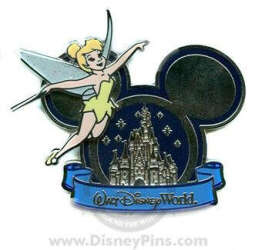 86055 - Tinker Bell - Tinker Bell Flying Over Cinderella Castle - Walt Disney World