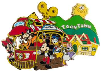 86610 - Mickey's Toontown / Toontown Fair Anniversaries - 25th Anniversary Cast Exclusive Jumbo - Walt Disney Imagineering