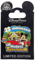 86611 - Mickey's Toontown / Toontown Fair Anniversaries - 25th Anniversary Cast Exclusive — Mickey and His Car - Theme Park Cast Member Exclusive alternate image