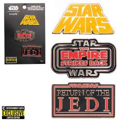 86702 - Star Wars - Star Wars Original Trilogy Pin Set (Entertainment Earth Exclusive) - Loungefly
