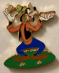 86766 - BBQ Series - 2001 - Goofy with hotdog and Hamburg.   Barbecue BBQ - Disneyland Resort