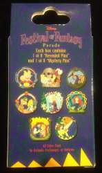 7321 - Festival of Fantasy Parade Reveal/Conceal Mystery Set - Unopened Box of 2 pins - Walt Disney World alternate image