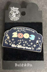 87624 - Build-a-Pin: 1st Generation - The Magical Place To Be! 2003 Dated Year Base - Walt Disney World