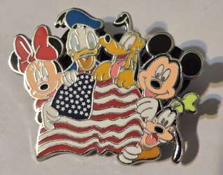 Fab Five with American Flag