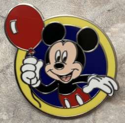 87722 - Mickey and Friends Balloons Starter Lanyard - Mickey with Balloon Only alternate image