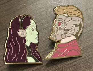 87744 - Fantasy Pin Series - Star-Lord and Gamora - Fantasy Unlicensed